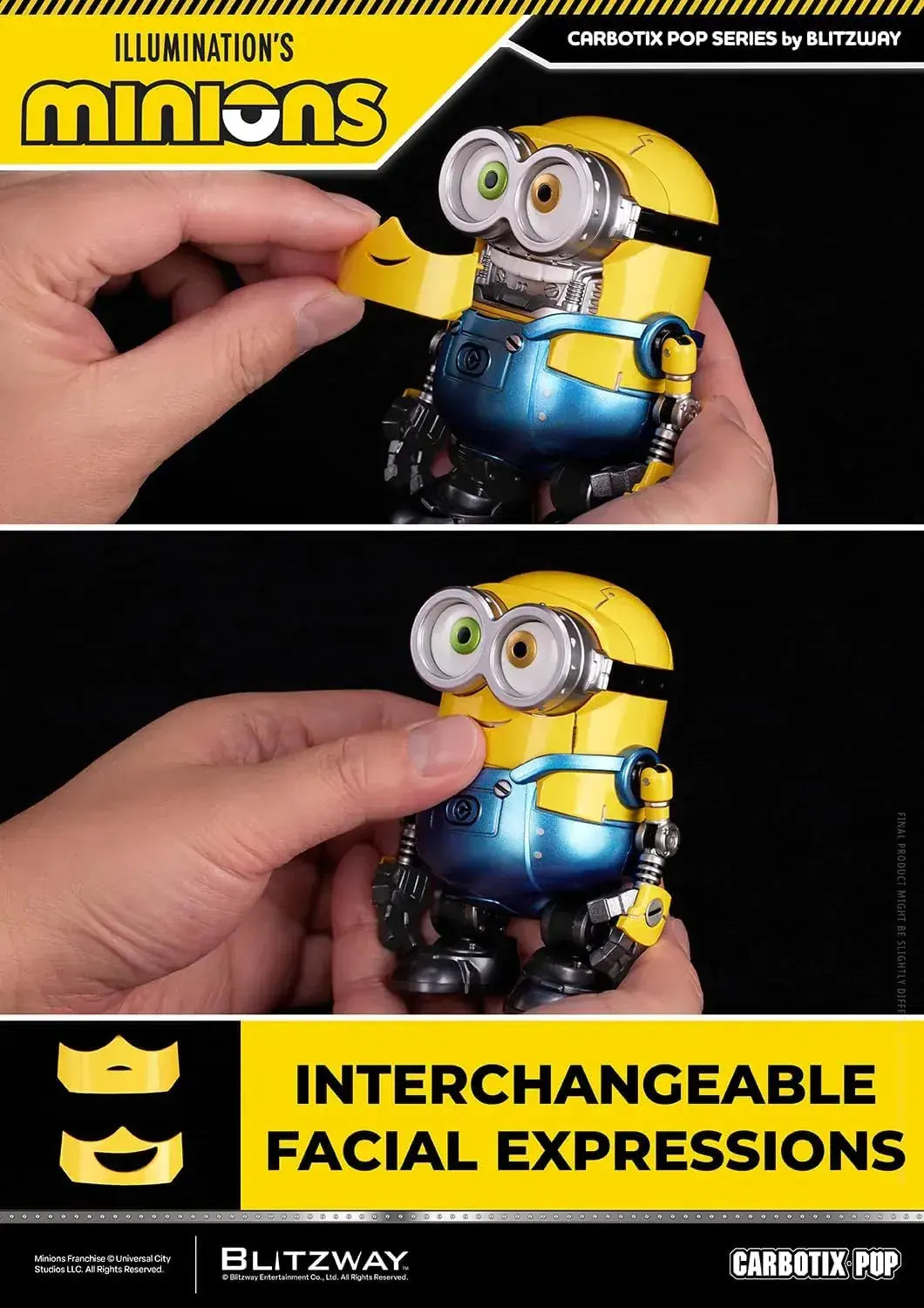 Blitzway Entertainment Carbotix Pop Minions DX Diecast Figure