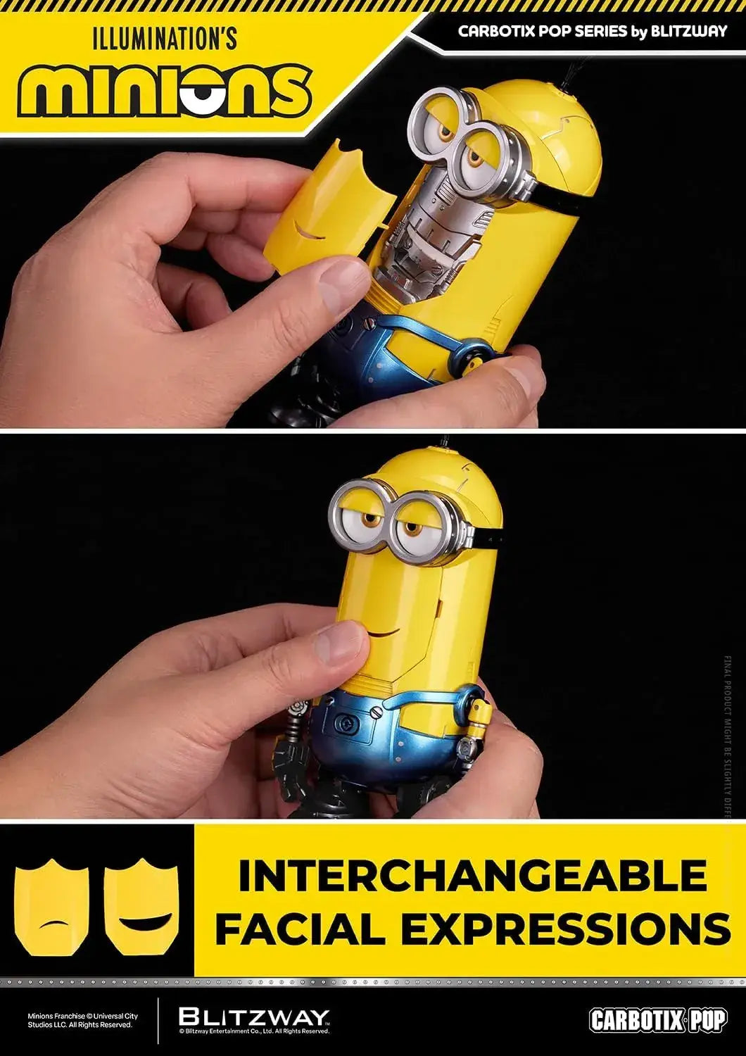 Blitzway Entertainment Carbotix Pop Minions DX Diecast Figure