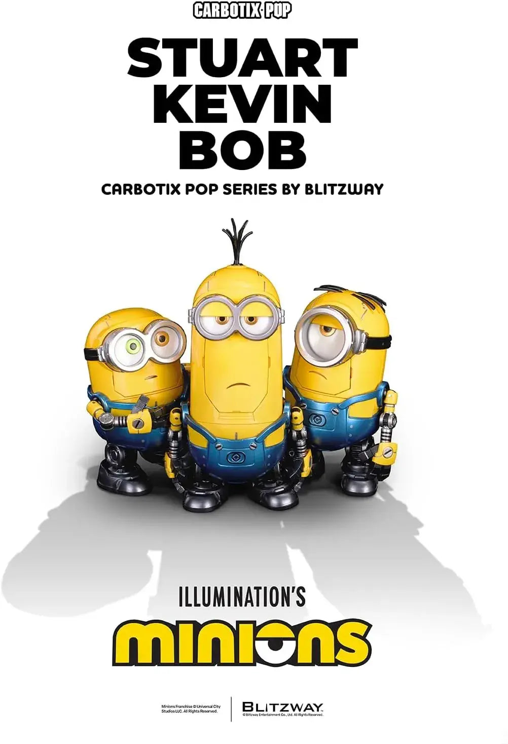 Blitzway Entertainment Carbotix Pop Minions DX Diecast Figure