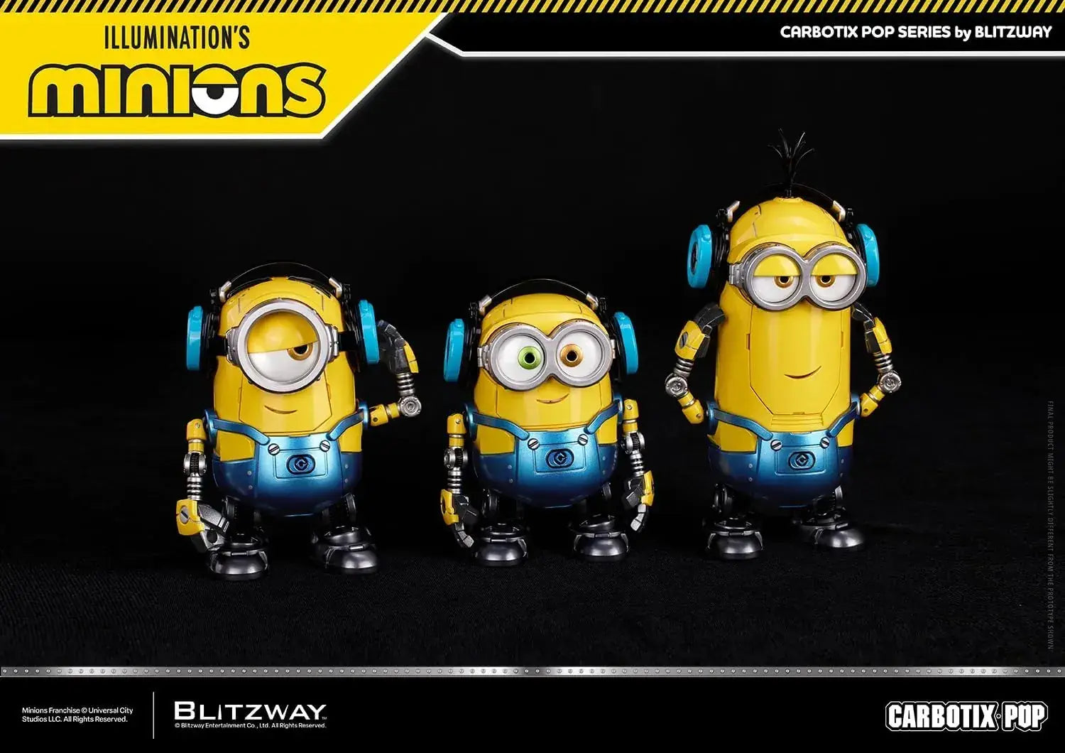 Blitzway Entertainment Carbotix Pop Minions DX Diecast Figure