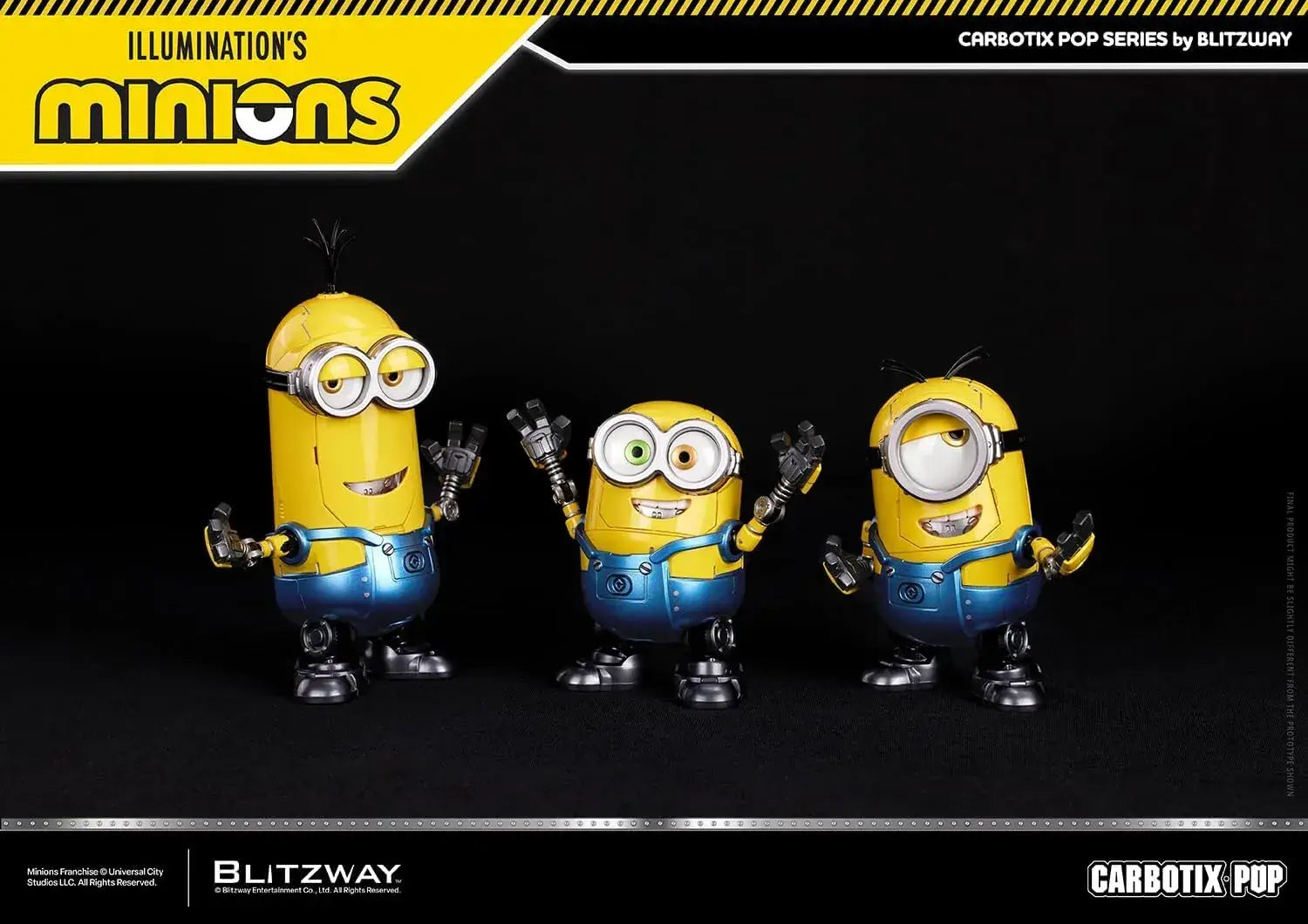 Blitzway Entertainment Carbotix Pop Minions DX Diecast Figure