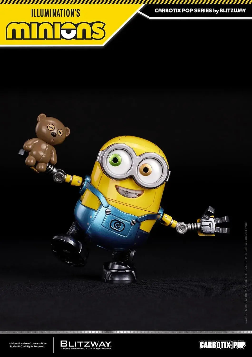 Blitzway Entertainment Carbotix Pop Minions DX Diecast Figure
