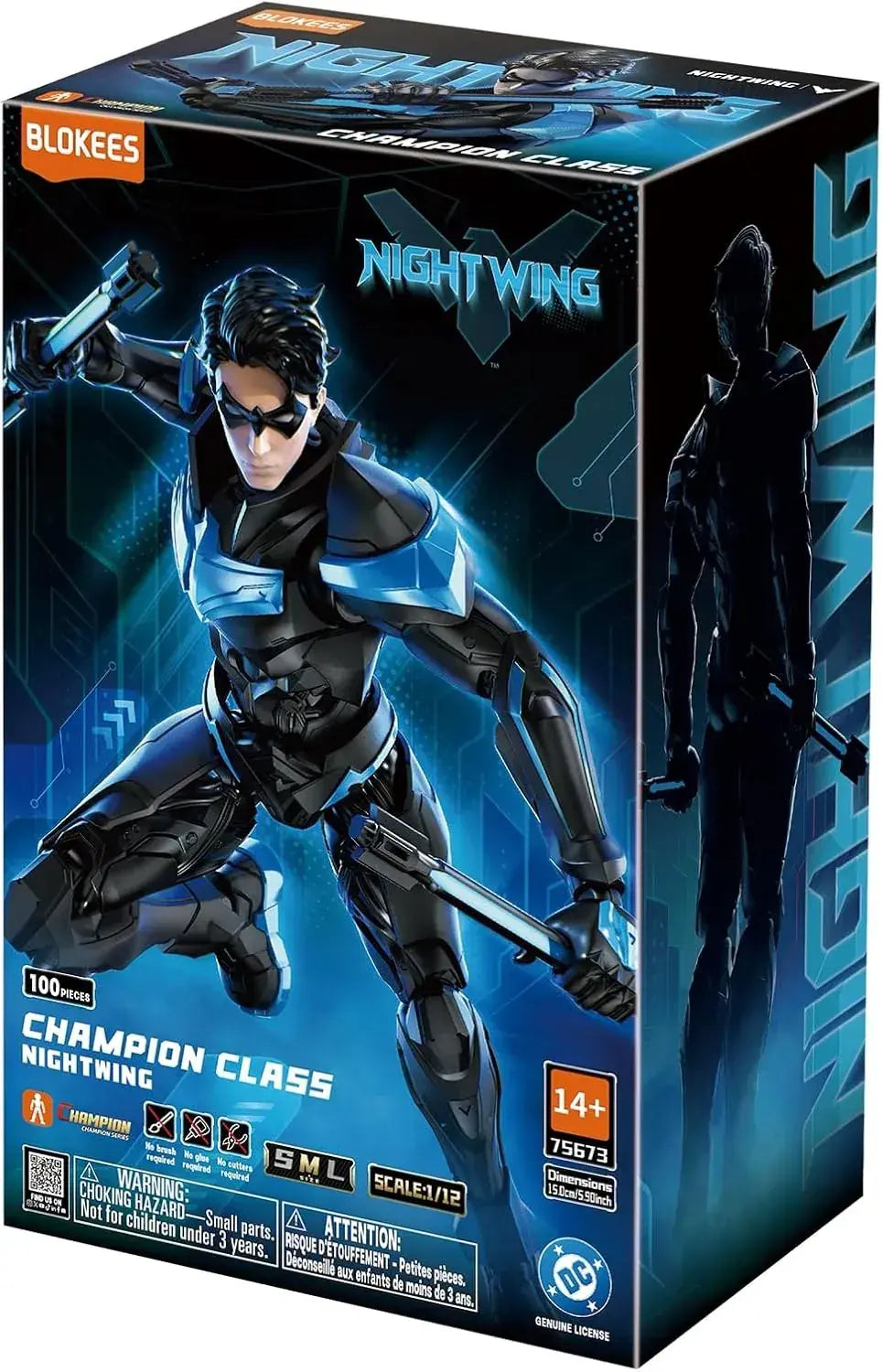 Blokees DC Champion Night Wing ABS PVC Model Kit