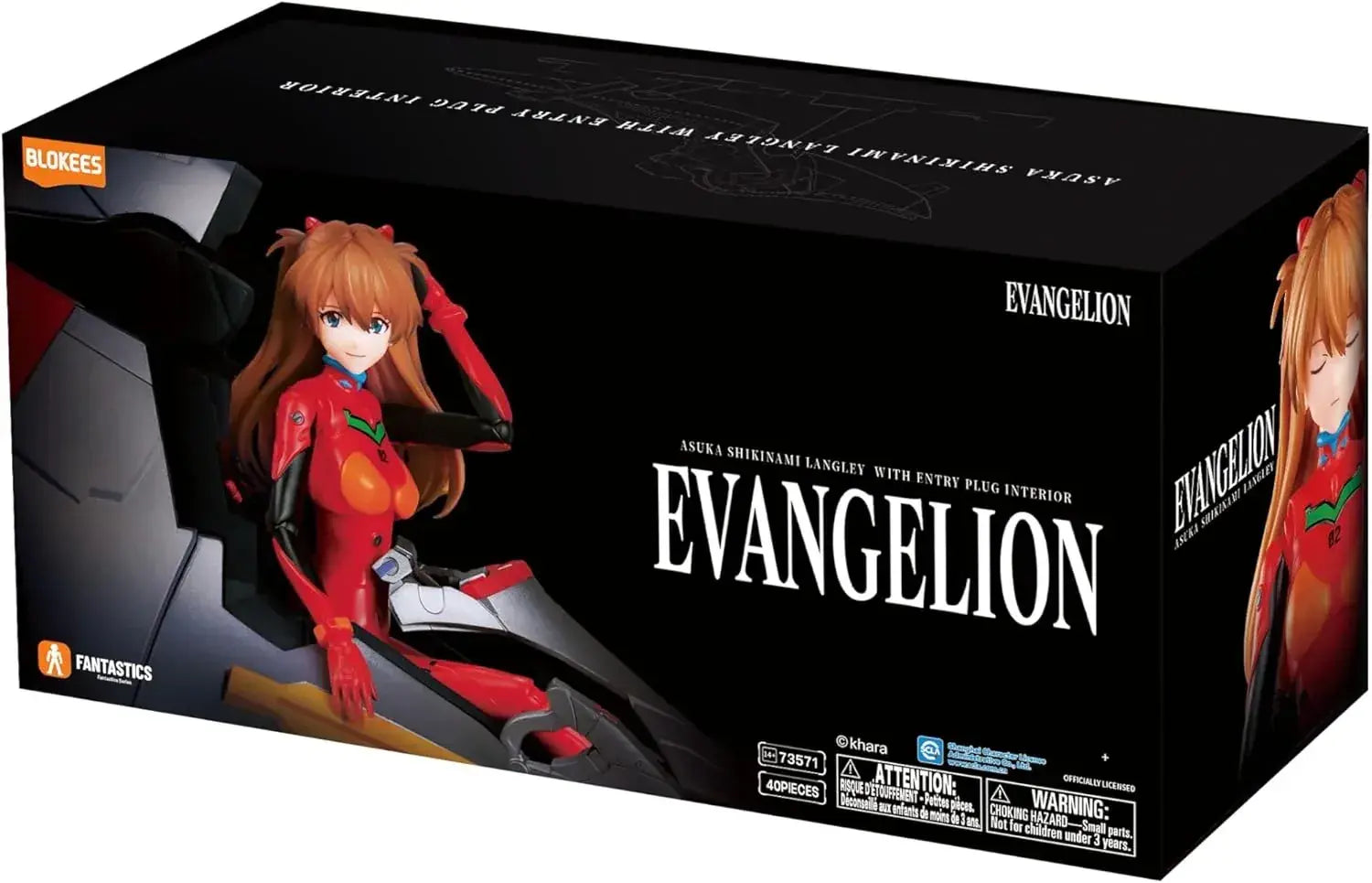 Blokees Evangelion Asuka Run Gray Entry Plug Model Kit