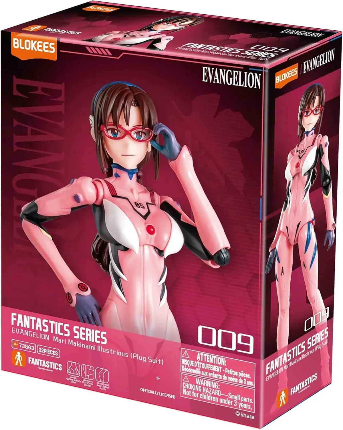 Blokees Evangelion Makinami Plug Suit ABS PVC Model