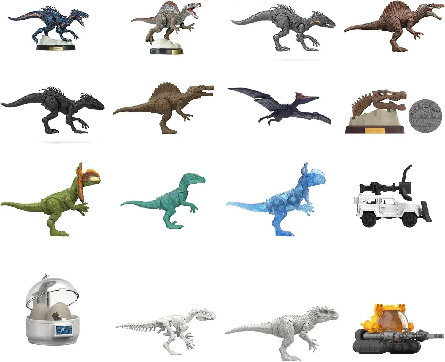 Blokees Jurassic World Terra Lavender ABS PVC Model Set 12