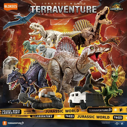 Blokees Jurassic World Terra Lavender ABS PVC Model Set 12