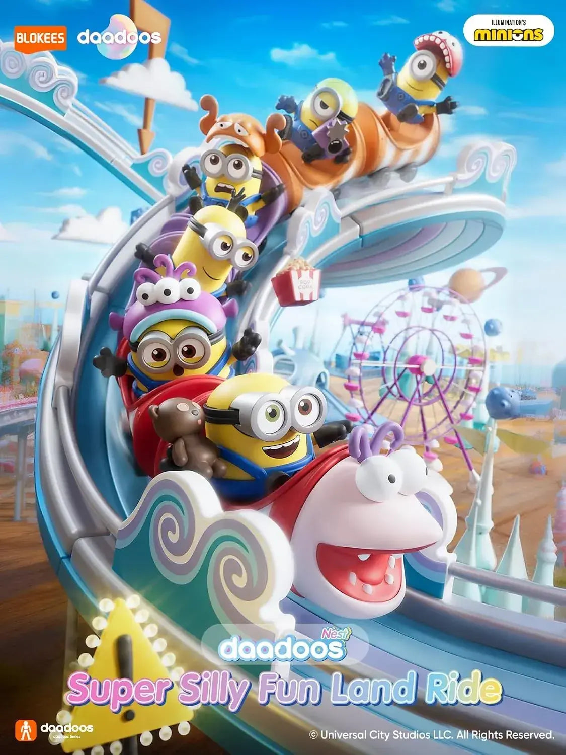 Blokees Minions Nest Series 01 Roller Coaster Trading Figures