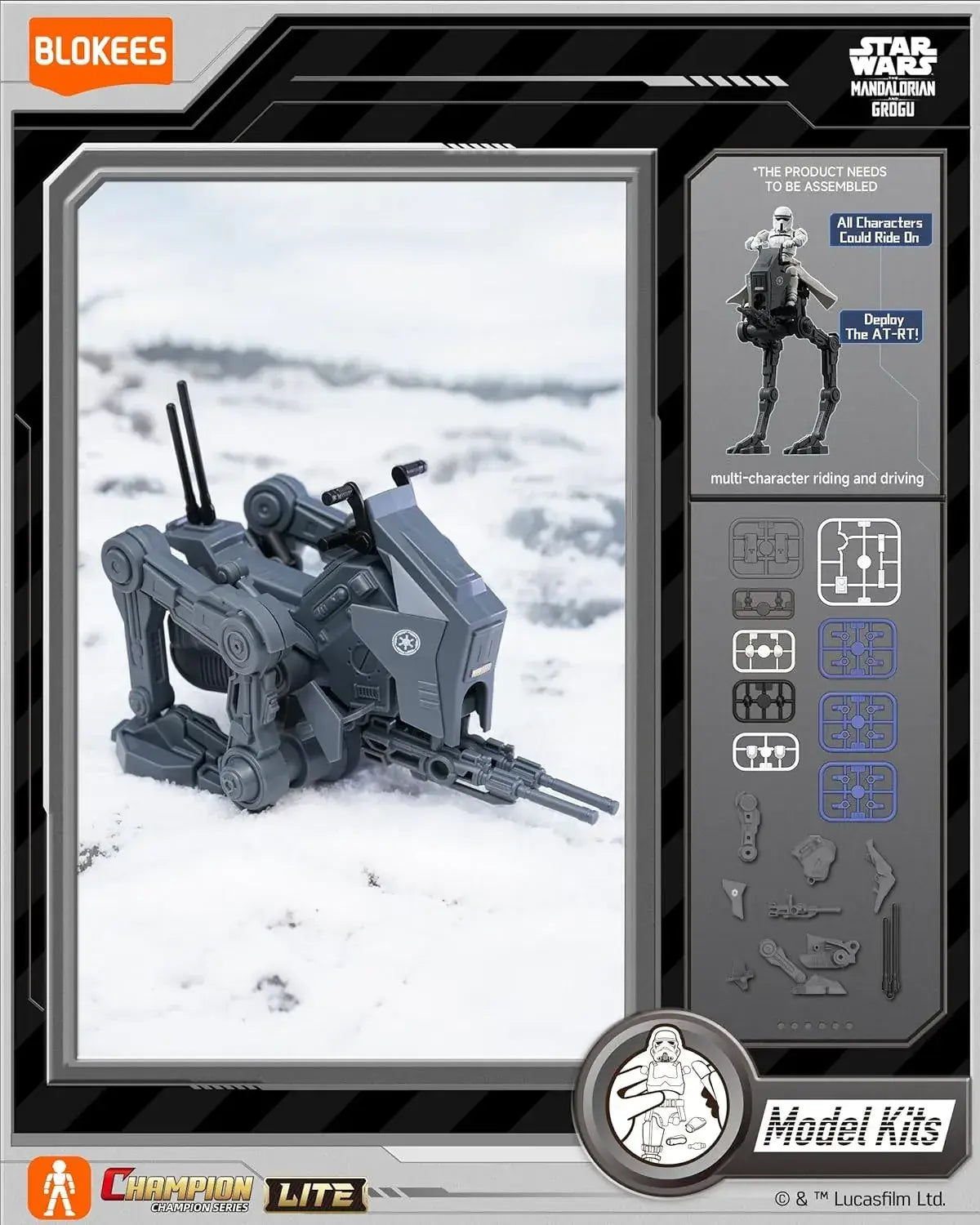 Blokees Star Wars CCLite01 ABS PVC Trading Model Box of 9