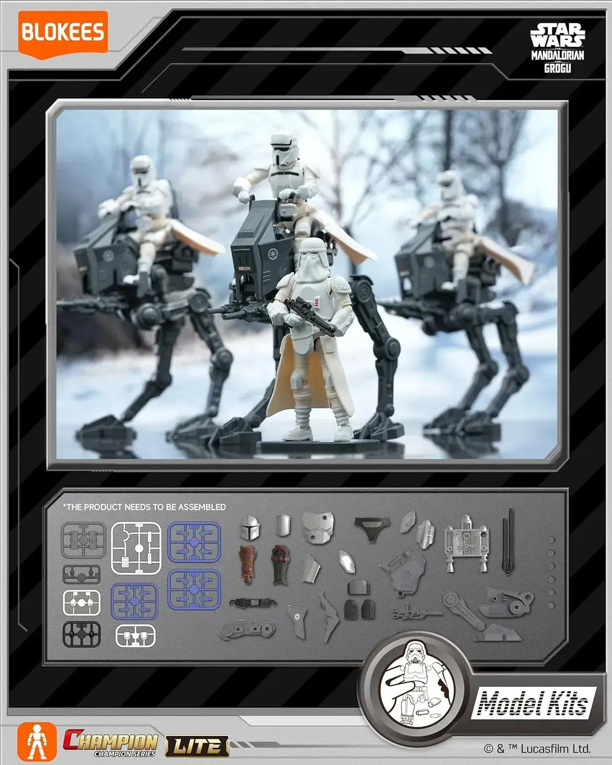 Blokees Star Wars CCLite01 ABS PVC Trading Model Box of 9