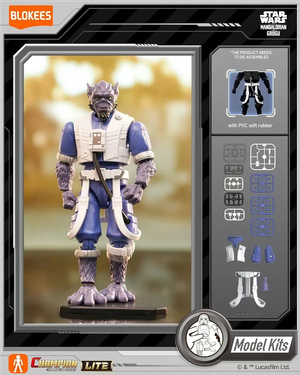Blokees Star Wars CCLite01 ABS PVC Trading Model Box of 9