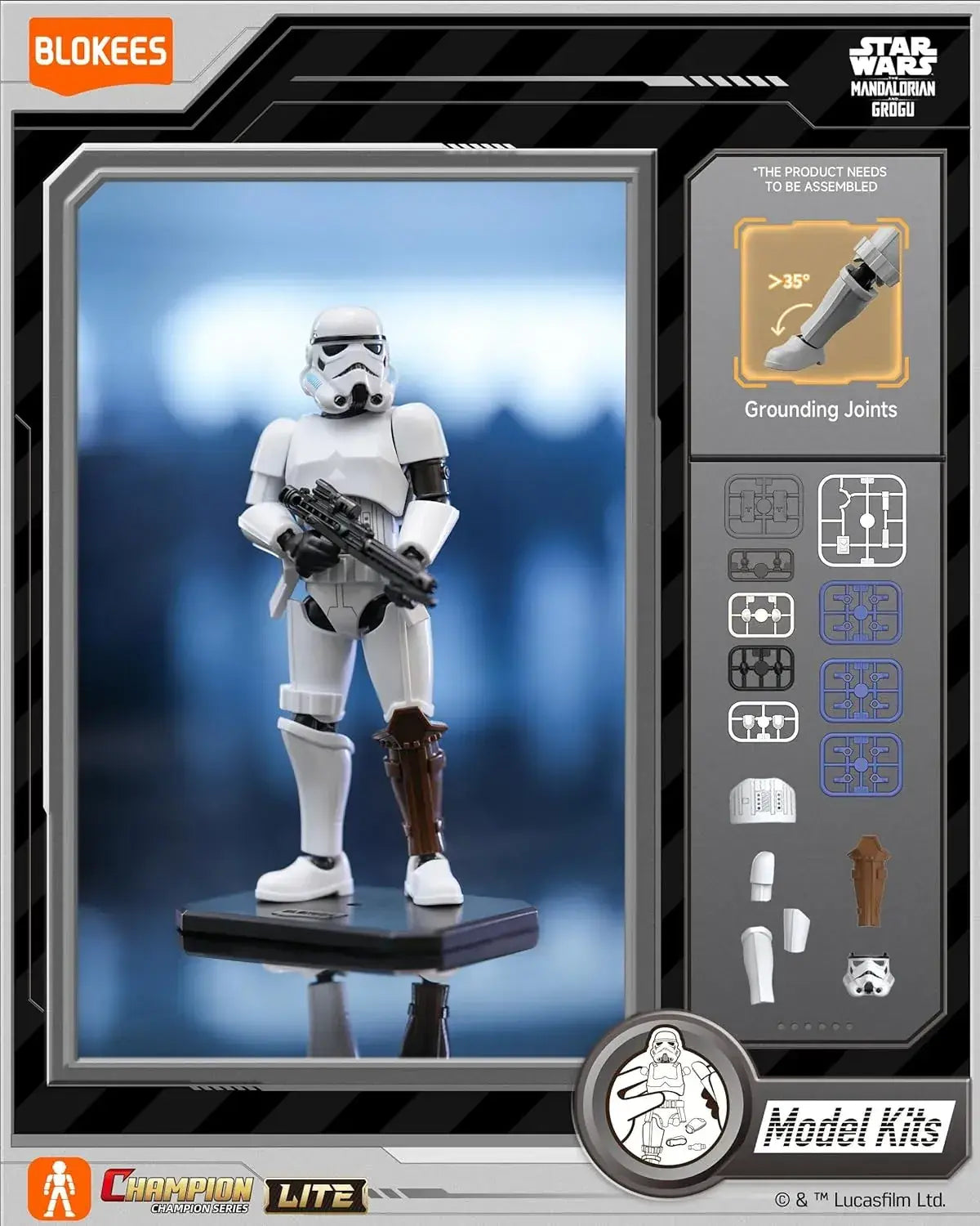 Blokees Star Wars CCLite01 ABS PVC Trading Model Box of 9
