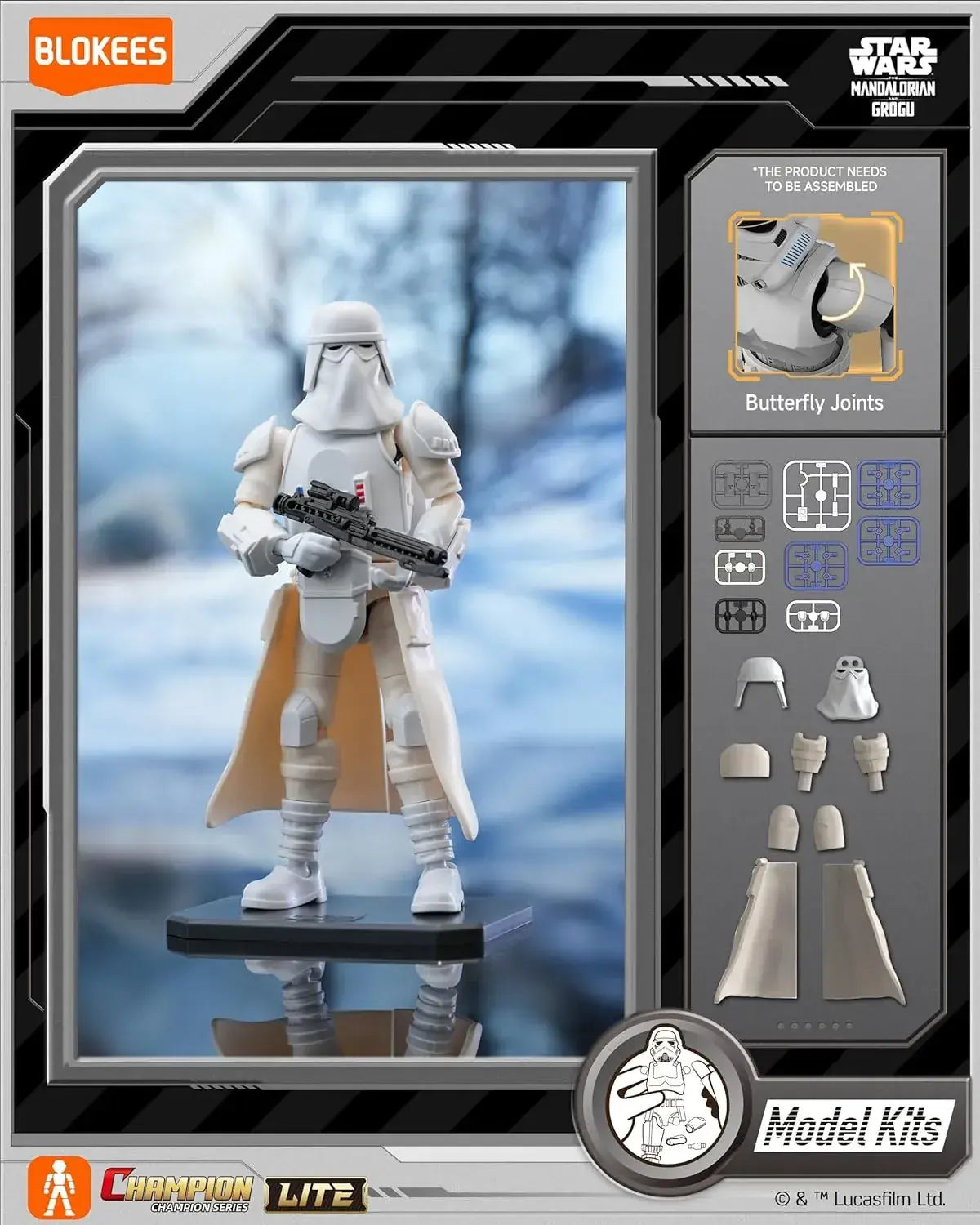 Blokees Star Wars CCLite01 ABS PVC Trading Model Box of 9