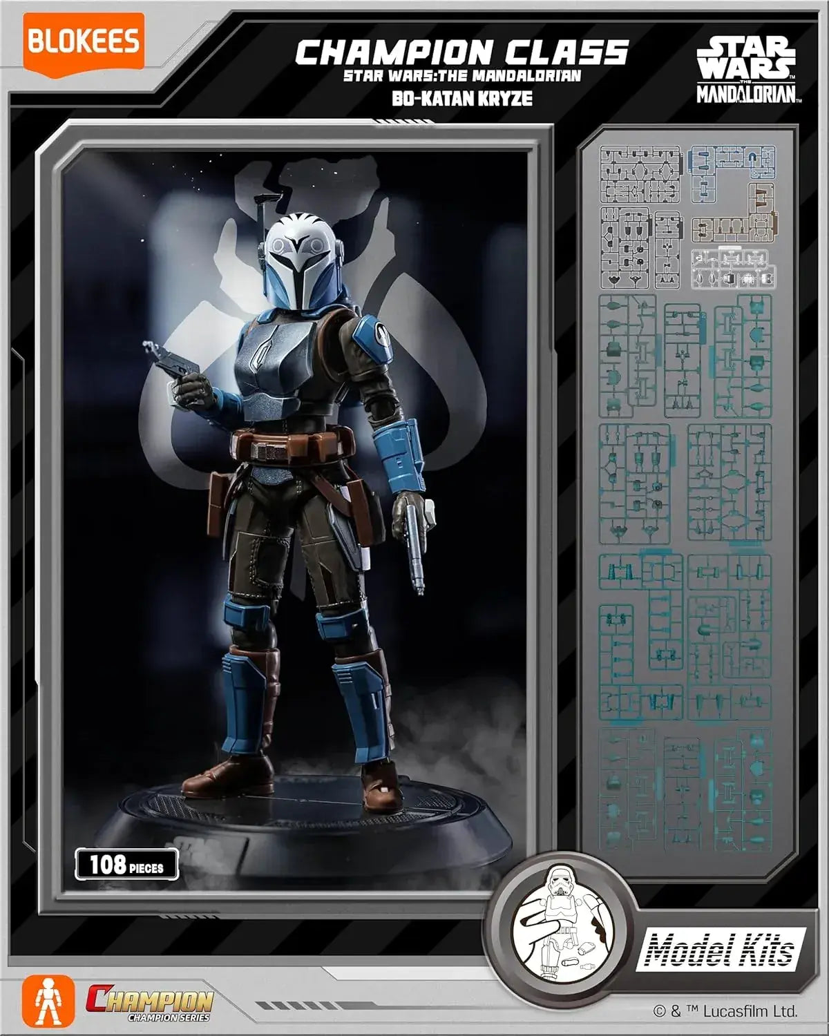 Blokees Star Wars Mandalorian ABS PVC Assembly Model
