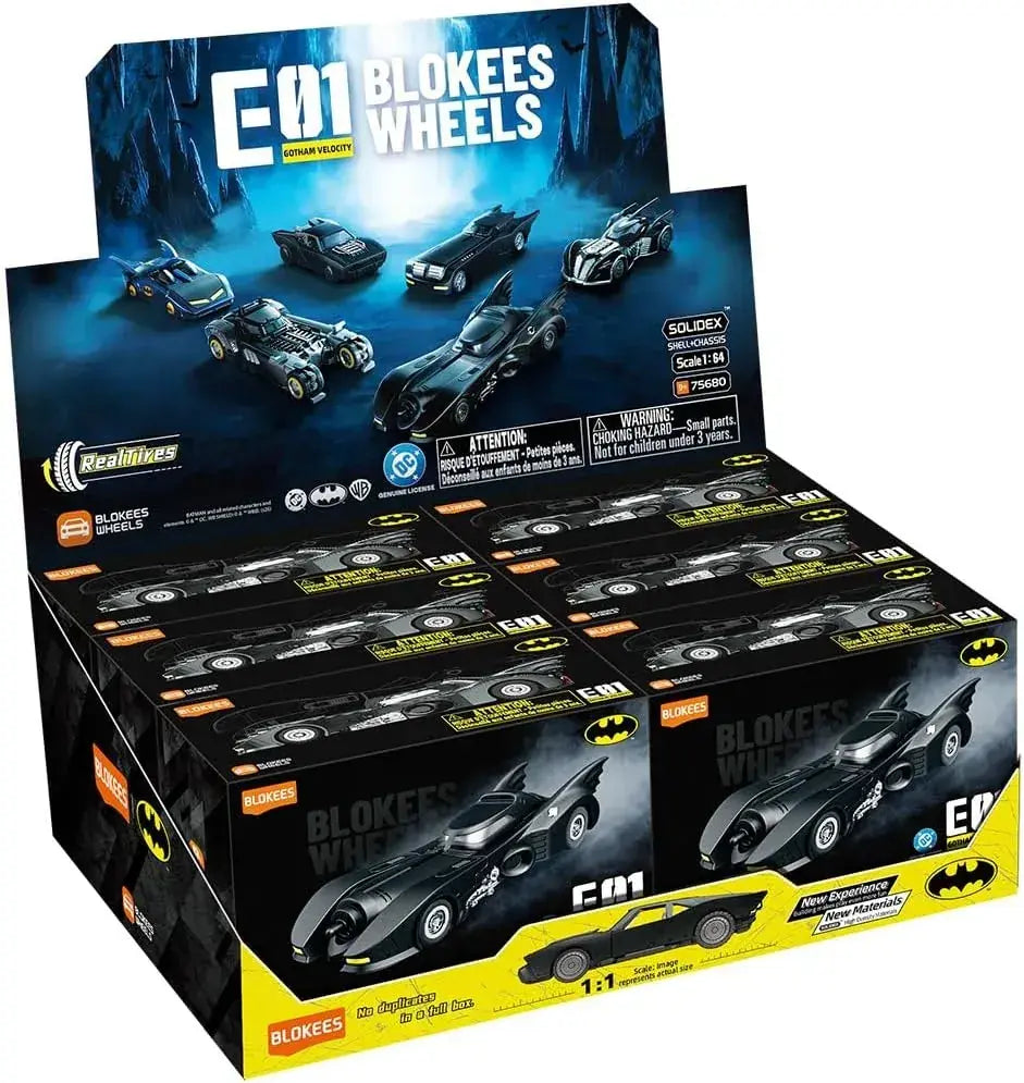 Blokees Wheels Batman Gotham Velocity E01 Model Kit Box of 6
