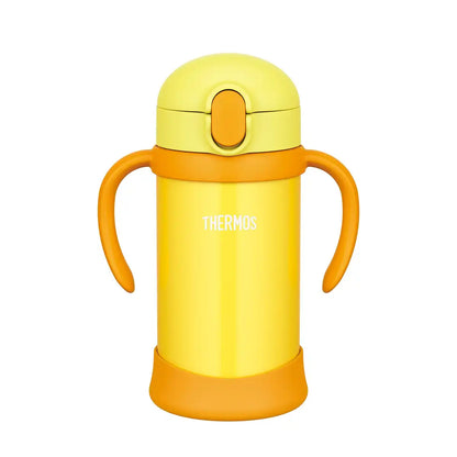 Thermos Japan Baby Straw Mug Fhv-350 Yellow 9+ Months- Japan Figure Store - #1 Bring To You The Best Japanese Goods