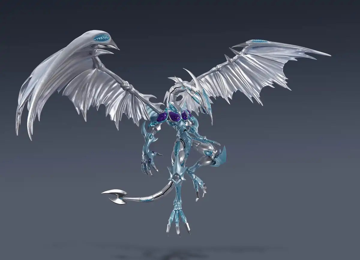 Bands Premium Stardust Dragon Figure by S.H.Monster Arts Yu-Gi-Oh! 5D'S- Japan Figure Store - #1 Bring To You The Best Japanese Goods