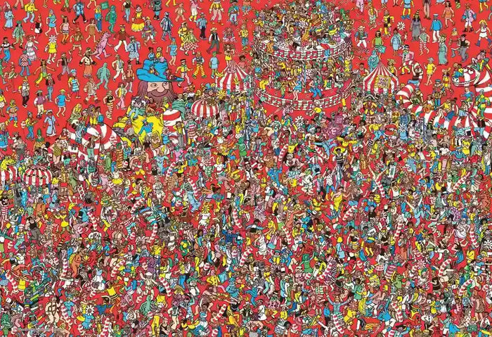 Beverly Jigsaw Puzzle L74-174 Where's Wally? Anniversary Ball For Japan (150 L-Pieces) Puzzle Game- Japan Figure Store - #1 Bring To You The Best Japanese Goods