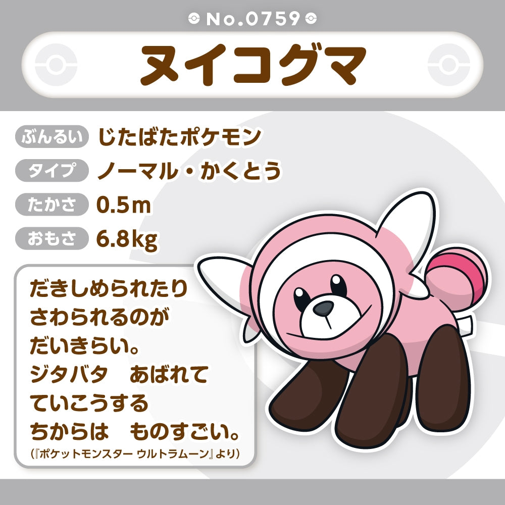 759 ぬいぐるみ Pokémon fit ヌイコグマ
