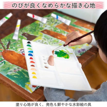 Sakura Crepas Japan Paint Matte Watercolor Tube 12 Color Set Emw12- Japan Figure Store - #1 Bring To You The Best Japanese Goods