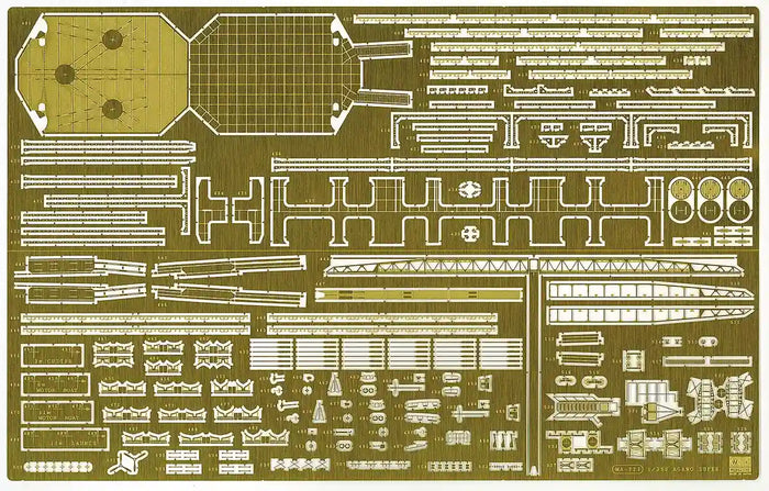 Hasegawa 1/350 Japanese Navy Light Cruiser Agano Detail Up Etching Parts Super Plastic Model Parts 40079- Japan Figure Store - #1 Bring To You The Best Japanese Goods