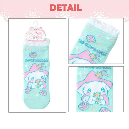 Sanrio Women's & Kids Socks - Cinnamoroll Hello Kitty My Melody Kiki Lala Kuromi- Japan Figure Store - #1 Bring To You The Best Japanese Goods