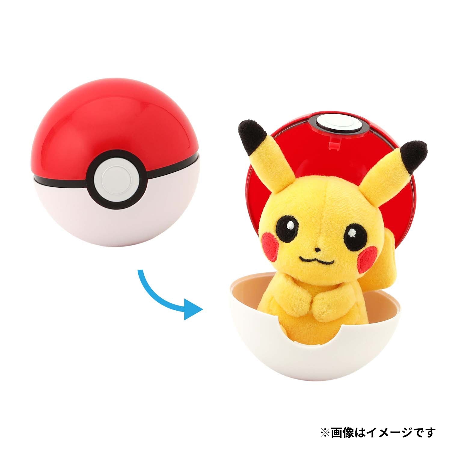 ぬいぐるみバッジ in モンスターボールケース vol.1