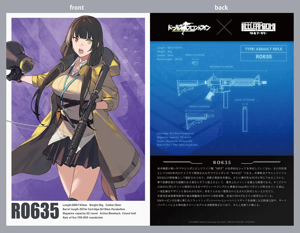 Little Armory Ladf25 Anime: Girls Frontline Ro635 Type Plastic Model 320562- Japan Figure Store - #1 Bring To You The Best Japanese Goods