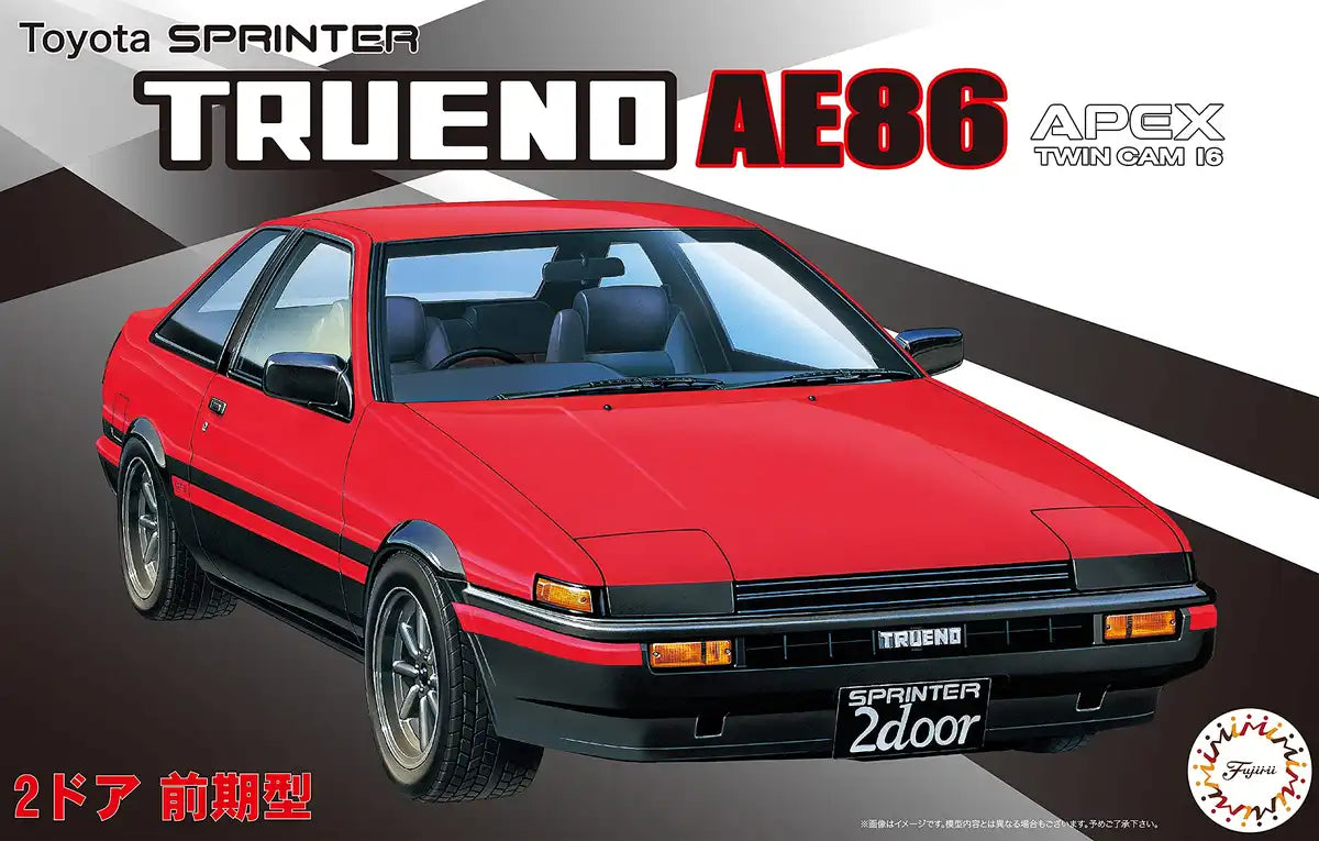 FUJIMI Inch Up 1/24 Toyota Trueno Ae86 Apex Twin Cam Plastic Model- Japan Figure Store - #1 Bring To You The Best Japanese Goods