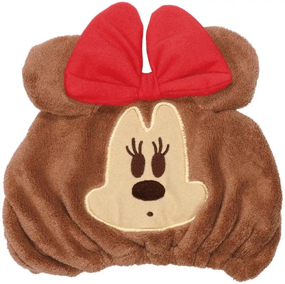 Skater Disney Minnie Mouse Absorbent Quick-Drying Towel Cap 23cm x 17cm- Japan Figure Store - #1 Bring To You The Best Japanese Goods