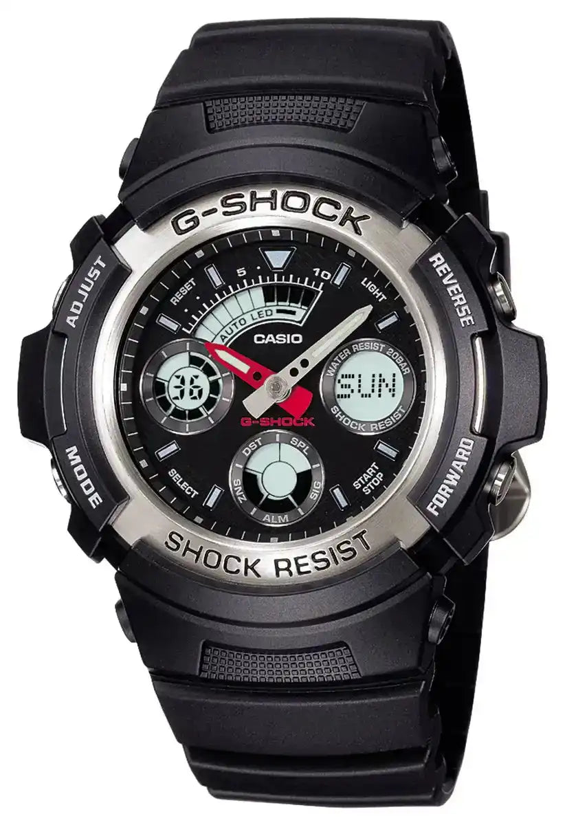 Casio G-Shock Men's AW-590-1AJF Black Watch - Authentic Domestic Product- Japan Figure Store - #1 Bring To You The Best Japanese Goods