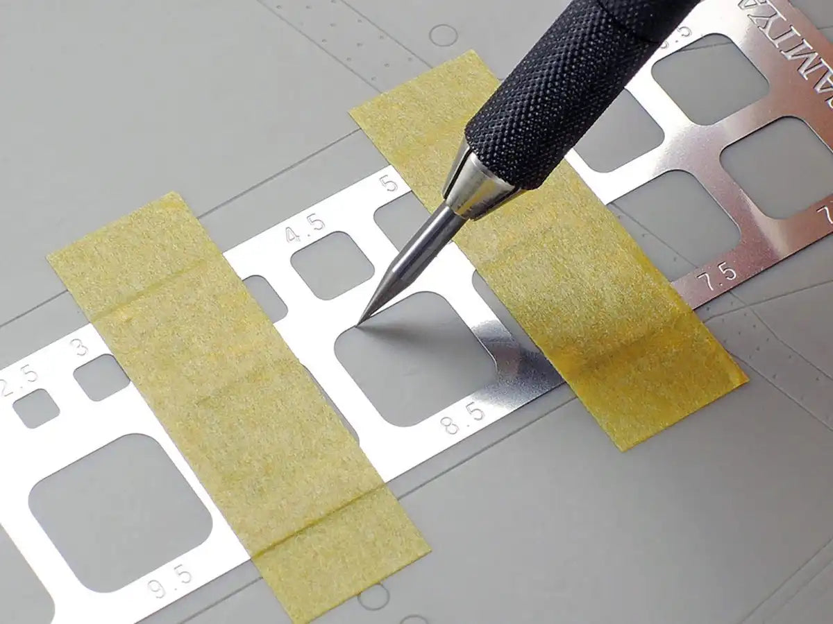 TAMIYA 74156 Modeling Template Square/1-10Mm- Japan Figure Store - #1 Bring To You The Best Japanese Goods