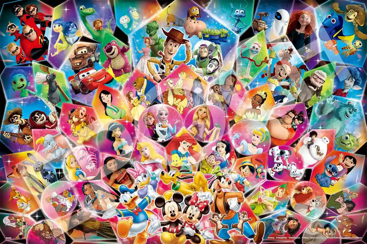Epoch Disney Twinkle Of Stars Jigsaw Puzzle 1000 Pieces with Glue & Spatula