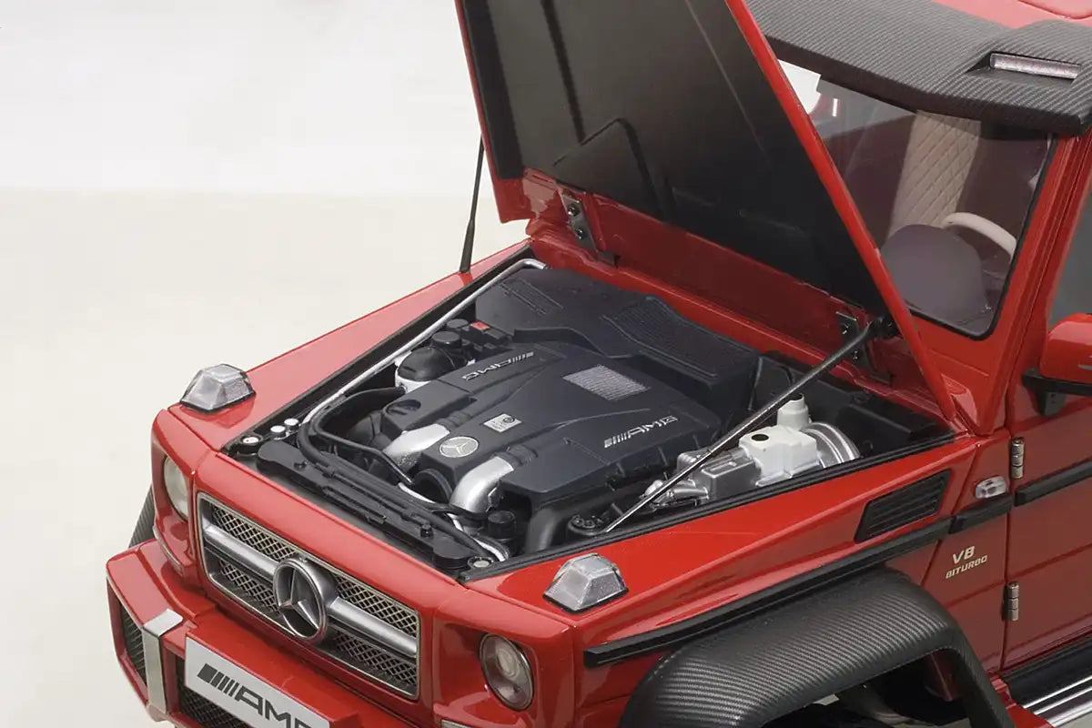 Autoart 1/18 Scale Mercedes Benz G63 AMG 6X6 Red Model Car- Japan Figure Store - #1 Bring To You The Best Japanese Goods