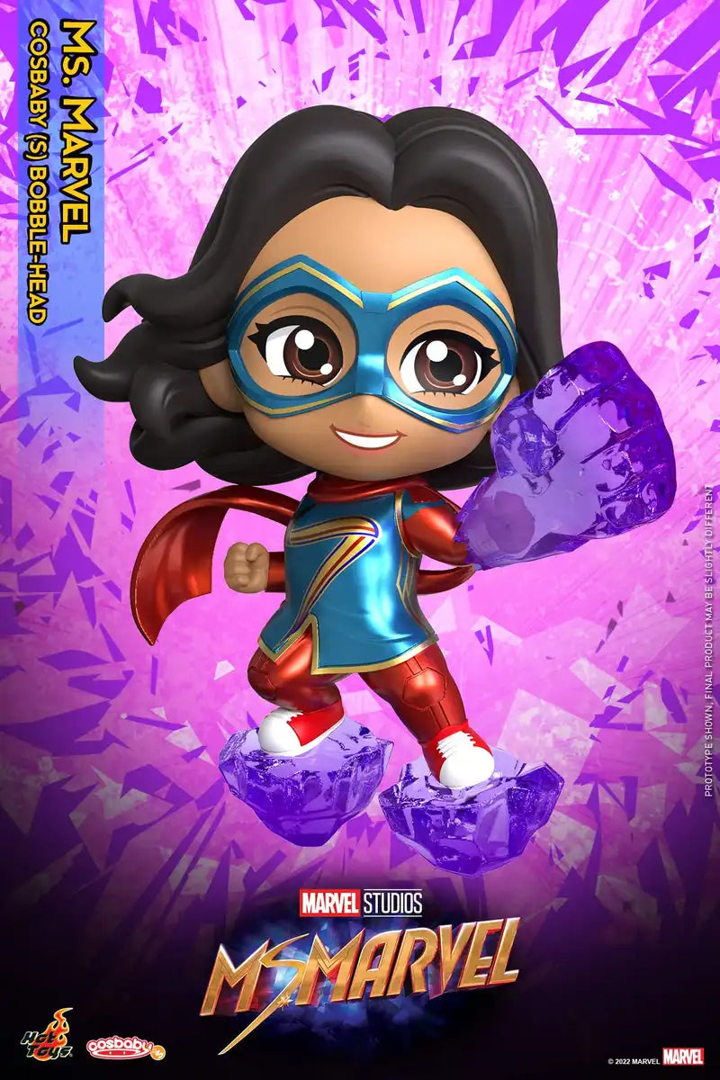 Hot Toys Cosbaby Ms. Marvel Figure Size S Marvel Collectible Toy- Japan Figure Store - #1 Bring To You The Best Japanese Goods
