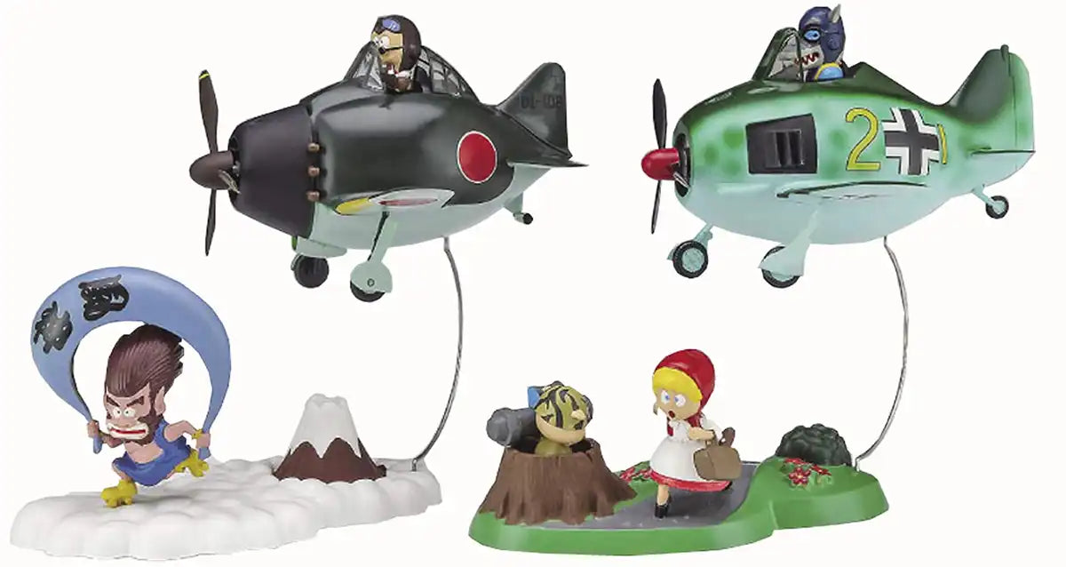 HASEGAWA 60517 Egg World God Fighter Zero Fighter & Wolf Panic Fw190- Japan Figure Store - #1 Bring To You The Best Japanese Goods