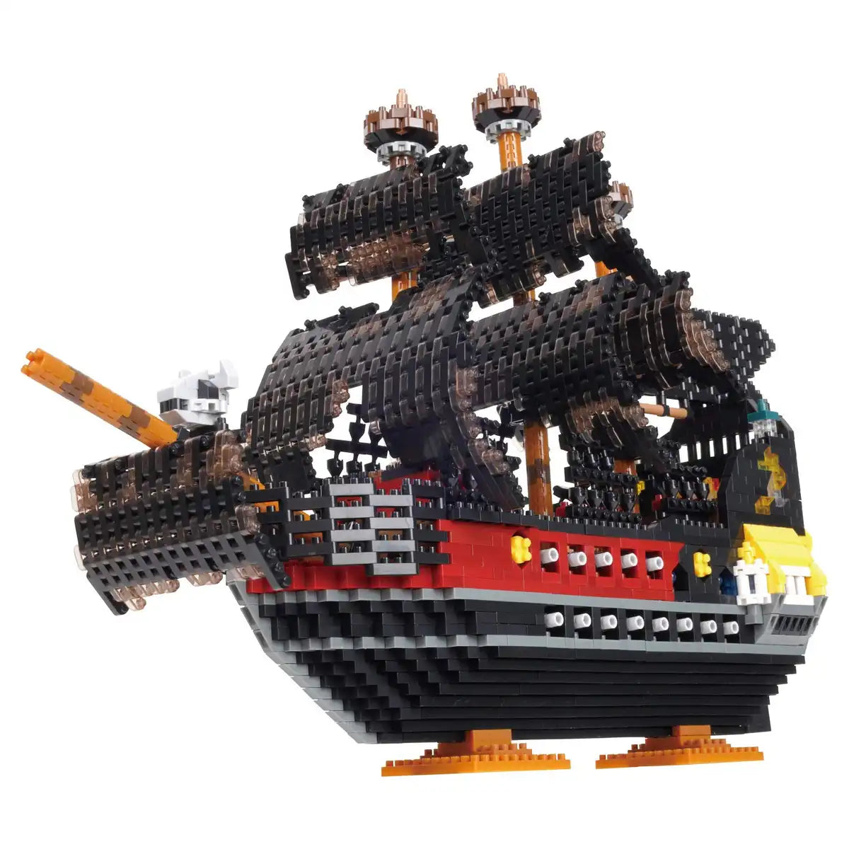 KAWADA Nanoblock Pirate Ship Deluxe Edition- Japan Figure Store - #1 Bring To You The Best Japanese Goods