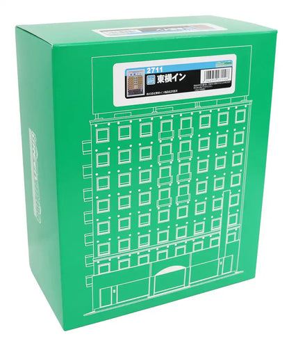 GREENMAX 2711 8 Floor Business Hotel Building Tokyoko-Inn N Scale- Japan Figure Store - #1 Bring To You The Best Japanese Goods