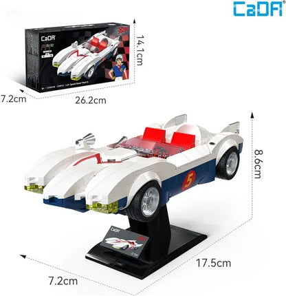 CaDA Speed Racer Mach 5 Building Block Kit 175mm