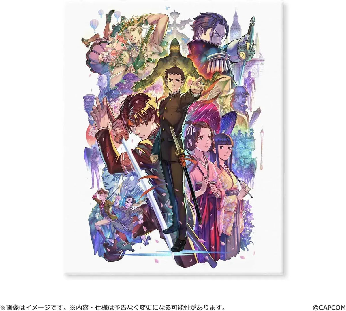 Capcom Great Ace Attorney 1 and 2 Main Visual Character Board