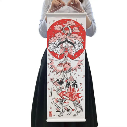 Capcom Okami 20th Anniversary Spring Tapestry Polyester