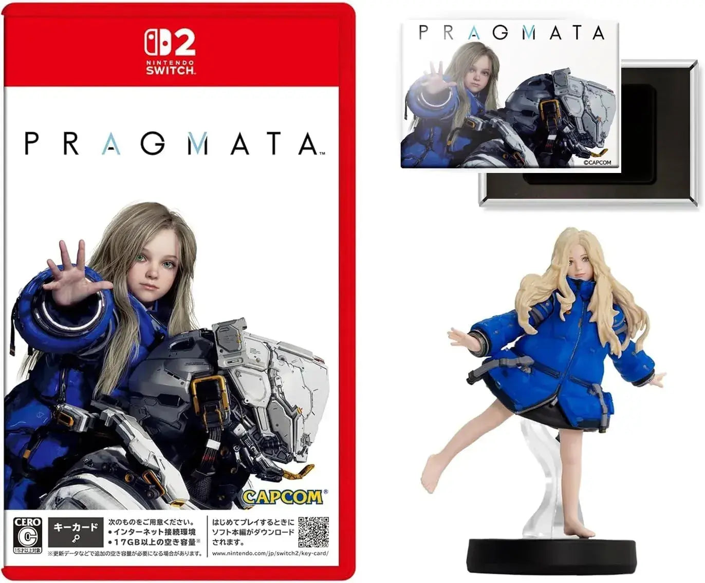 Capcom Pragmata Deluxe Edition Video Game - Amazon Exclusive Amiibo Standard Edition - 2200630163306