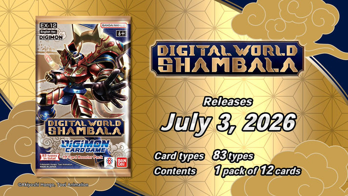 Bandai Digimon Card Game Digital World Shambala Expansion Set