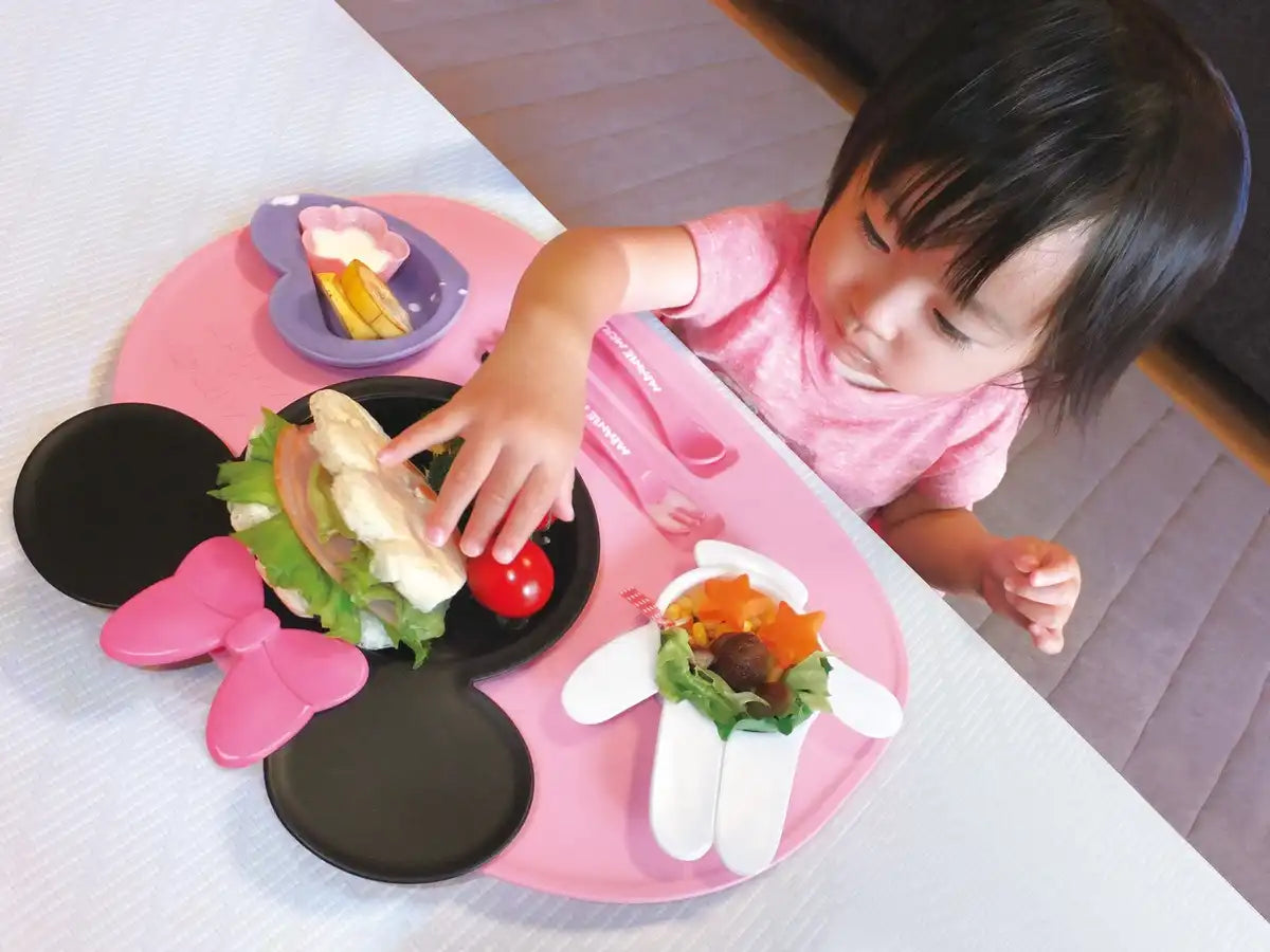 Kam Kasei Nishiki Japan Disney Minnie Mouse Icon Lunch Plate- Japan Figure Store - #1 Bring To You The Best Japanese Goods