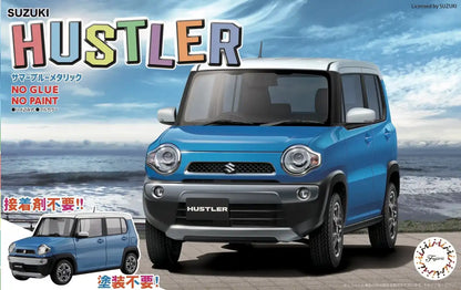 Fujimi 066028 Suzuki Hustler (Summer Blue Metalic) 1/24 Japanese Scale Car Kit- Japan Figure Store - #1 Bring To You The Best Japanese Goods