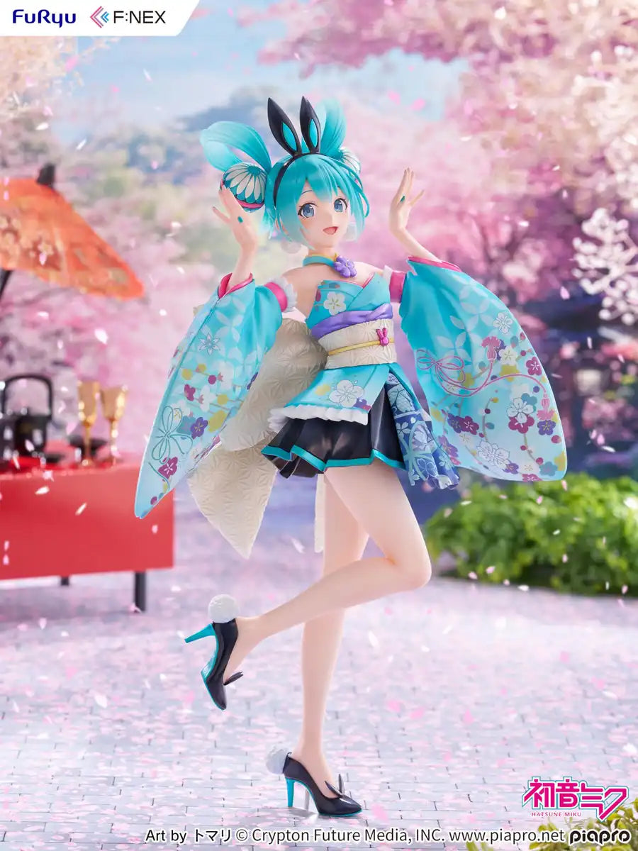 Furyu Hatsune Miku Wa Bunny 1/7 Scale Figure Japan Official Release- Japan Figure Store - #1 Bring To You The Best Japanese Goods