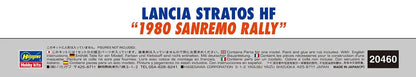 Hasegawa 04607 Lancia Stratos Hf 1980 Rally Sanremo 1/24 Japanese Scale Racing Cars- Japan Figure Store - #1 Bring To You The Best Japanese Goods