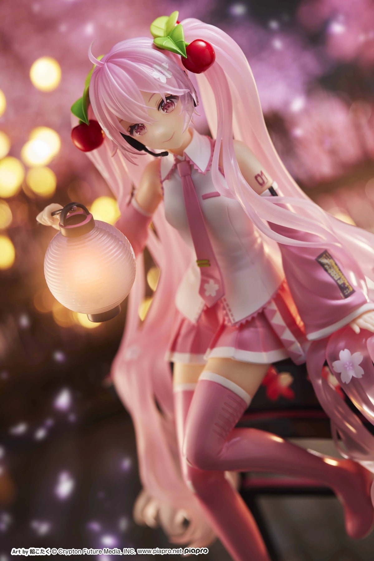Miffy Sakura Miku Figure AMP Plus Sakura Lantern Version 7.1in