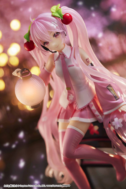 Miffy Sakura Miku Figure AMP Plus Sakura Lantern Version 7.1in
