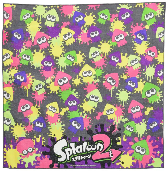 Skater Splatoon 2 Boy Lunch Box with 43x43cm Cloth Made in Japan- Japan Figure Store - #1 Bring To You The Best Japanese Goods